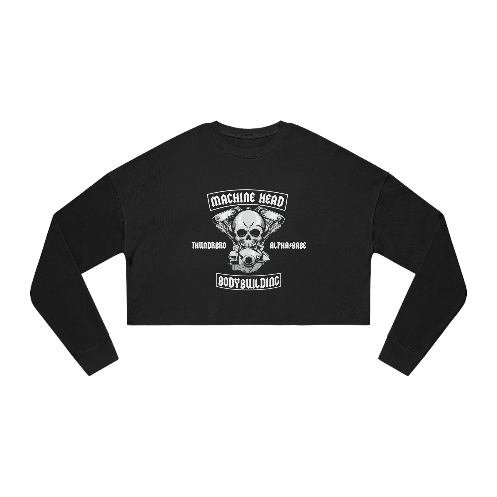 Machine Head Badass Crop Sweatshirt
